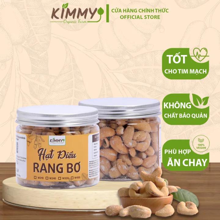 Hạt Điều Rang Bơ Hũ 250G Loại Hạt Điều W240 Nguyên Hạt Thượng Hạng Việt Nam