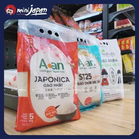 Gạo Nhật Bản Japonica A An Túi 5kg - Gạo thơm mềm dẻo