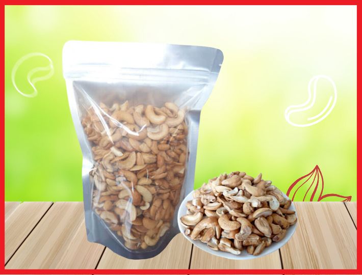 HẠT ĐIỀU KO VỎ LỤA RANG MUỐI BỂ ĐÔI - 500G