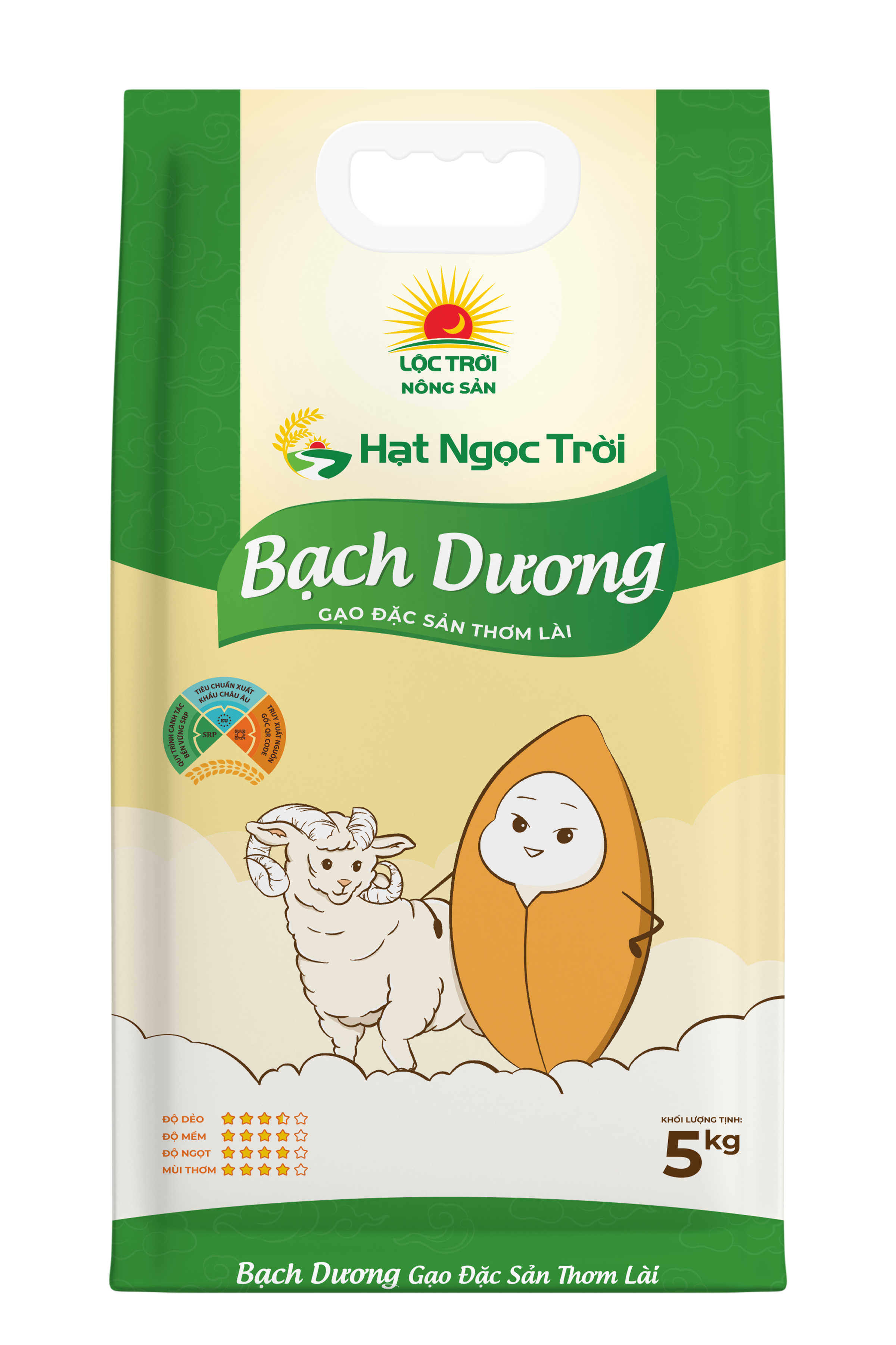 GẠO HẠT NGỌC TRỜI BẠCH DƯƠNG