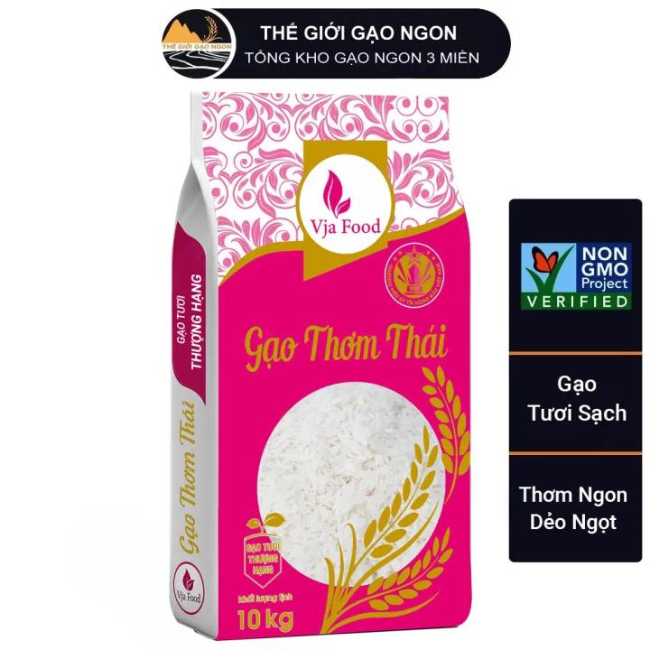 Gạo Thái Thơm VIệt Nhật thượng hạng - Cam kết Gạo Chính hãng, date mới