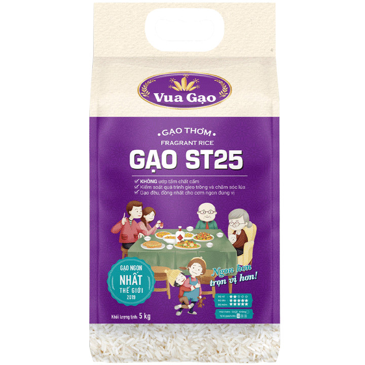 Gạo ST25 Chính Hãng Túi 5kg