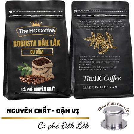 Cà Phê Robusta Đắk Lắk Rang Mộc – Đậm Đà – Nguyên Chất 100%, 1000gram