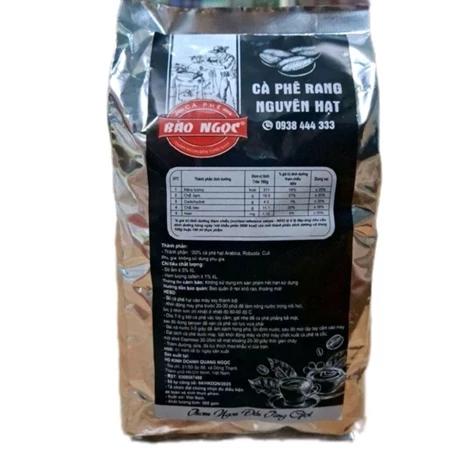 Cà phê hạt bảo ngọc nguyên hạt. gói 500g đặc biệt chuẩn gu đậm thơm sánh béo hậu ngọt người thích thưởng thức cà phê hạt