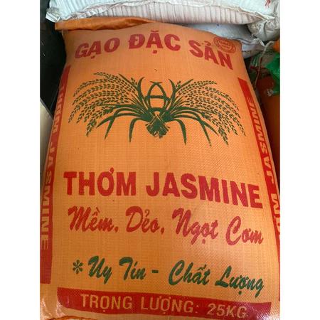 Gạo thơm jasmine dẻo mềm túi 5kg