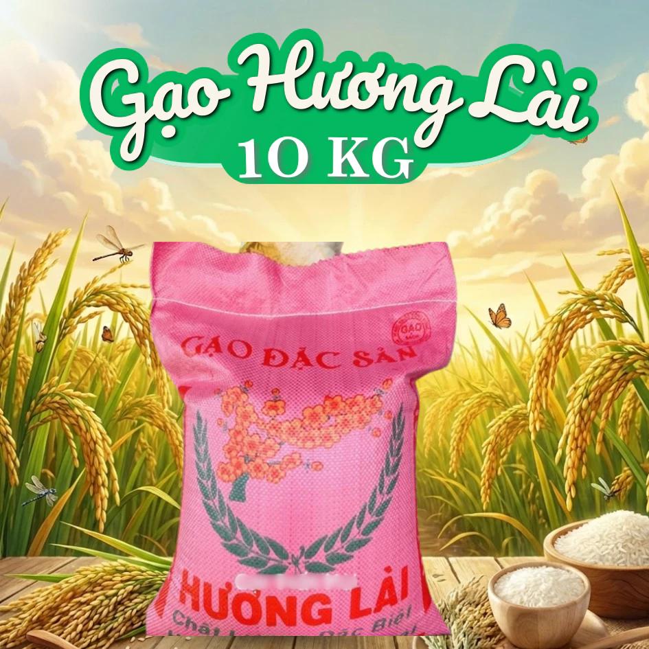 Gạo Hương Lài Túi Hồng Dẻo Mềm Thơm Ngon Bao 10kg, Cơm Dẻo Lâu, Ngọt Tự Nhiên