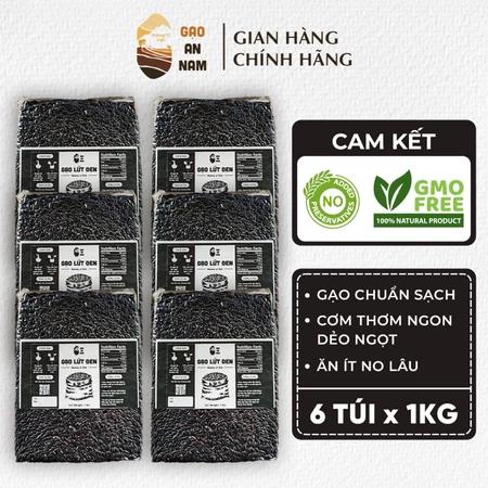 [COMBO 6KG] Gạo Lứt Đen An Nam - theo hướng Hữu Cơ - LOẠI NGON, Ăn Kiêng Eat Clean Thực Dưỡng