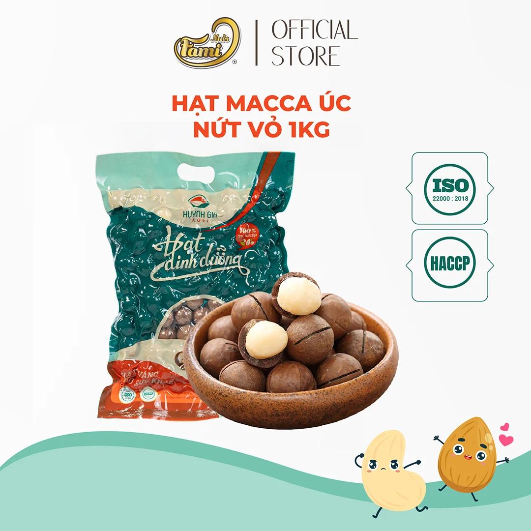 Hạt Macca Nứt Vỏ Nhập Khẩu Úc - Túi 1kg