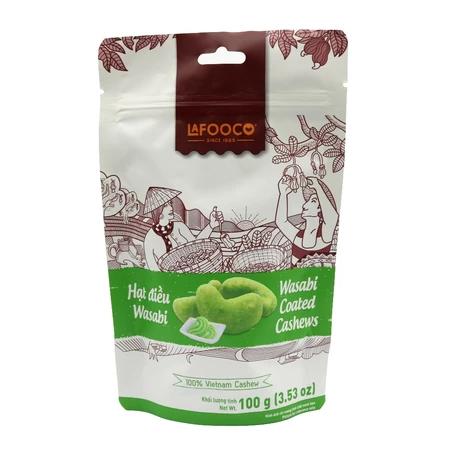 Hạt điều wasabi LAFOOCO túi 100g
