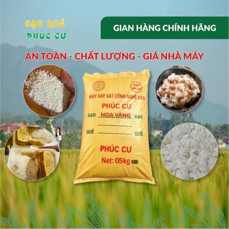 5KG Gạo Nếp Cái Hoa Vàng (NẾP BẮC 3,5 THÁNG TUỔI) Dẻo Thơm Chuẩn Gạo Quê Nấu Xôi Làm Bánh