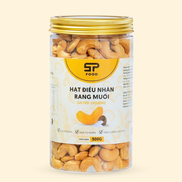 Hạt Điều Nhân Rang Muối (Cao Cấp) 500g