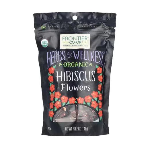 Trà Hoa Dâm Bụt (Hoa Bụp Giấm - Atiso đỏ) Hữu Cơ Frontier Organic Hibiscus Flowers 165g