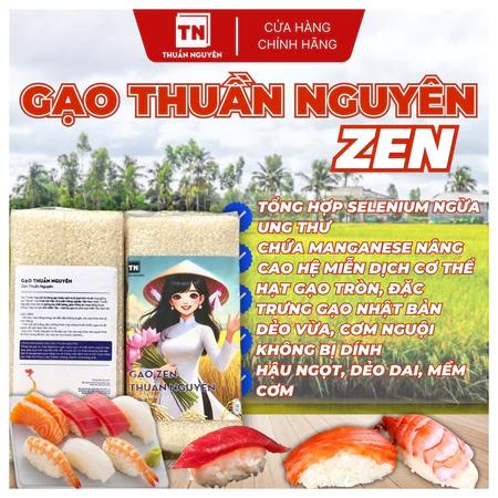 10 Túi Gạo Nhật Túi 1Kg Gạo Zen Thuần Nguyên Gạo Ngon Nhật Bản Nổi Tiếng Cơm Dẻo