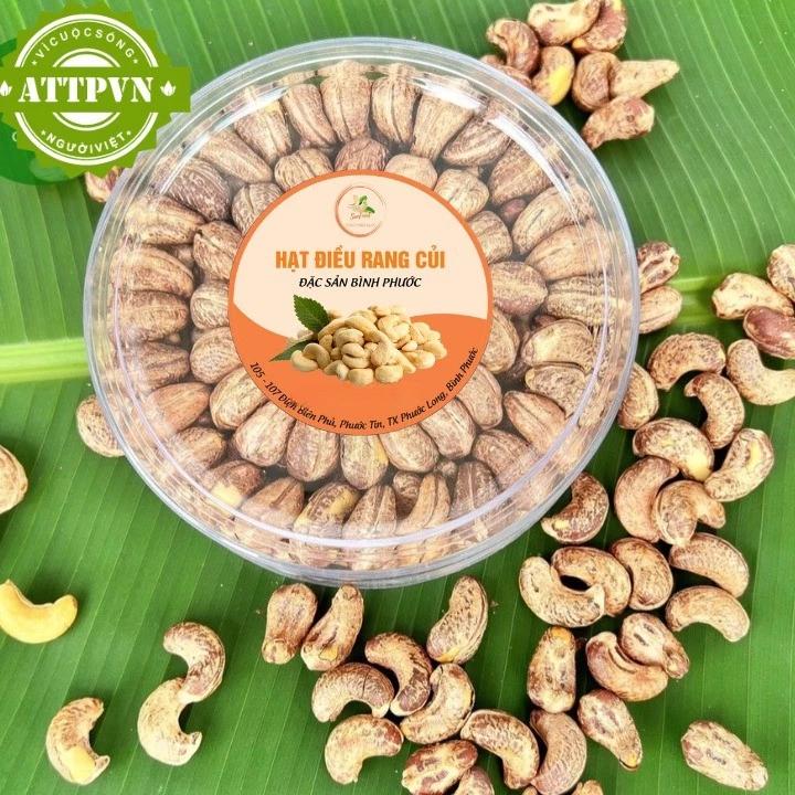 500Grm Hạt Điều Rang Muối Bình Phước Xếp Hoa Loai 1 - Béo. thơm, ngon Date mới