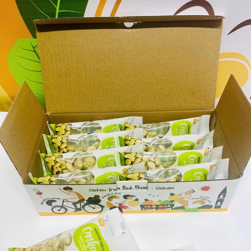 Set Quà 10 Gói Hạt Điều Rang Wasabi 50g