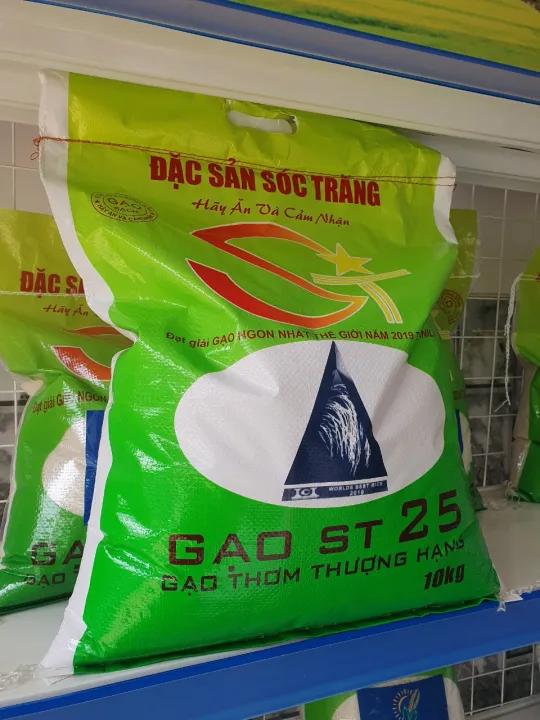 Gạo ST25 10kg Loại 2 Trắng Sữa Đặc Sản Sóc Trăng - Dẻo Mềm Không Nở Ngon Cơm - Ngọc Thiên Phúc