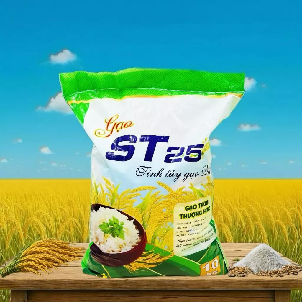 Gạo ST25 Hạt Dài Thơm Dẻo Đặc Sắc