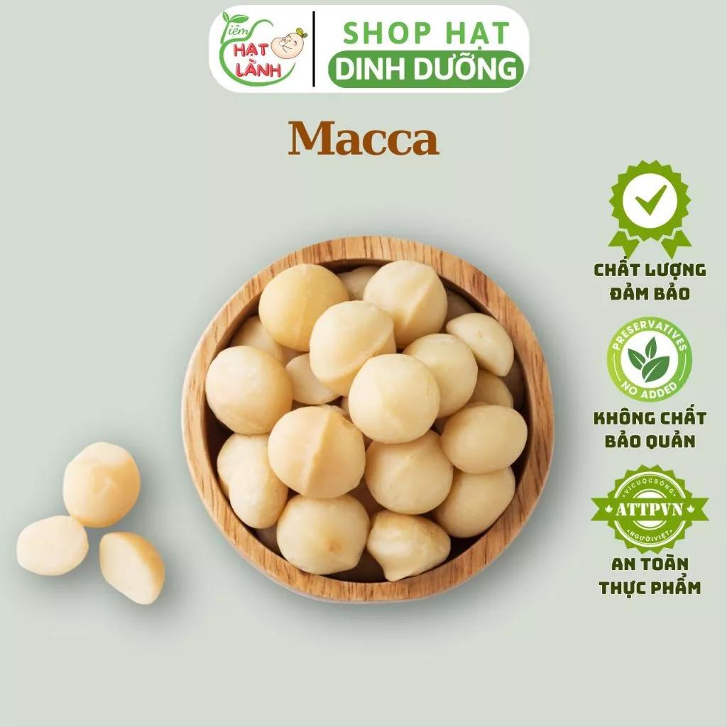 Nhân hạt Mắc ca, hạt macca sấy chín làm sữa hạt, làm bánh túi 100g, 200g, 500g - Tiệm Hạt Lành