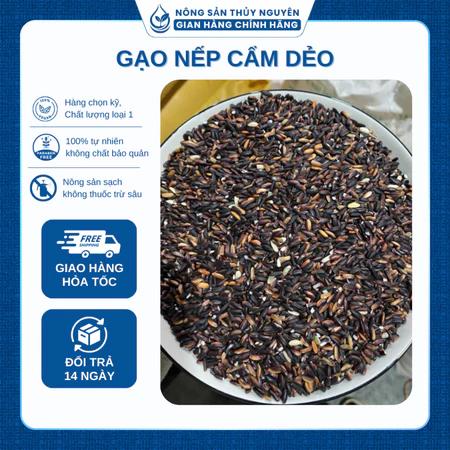 Gạo Nếp Cẩm Gạo Nếp Cẩm Dẻo Thơm Tự Nhiên Nếp Cẩm Nấu Xôi Sữa Chua Thơm Ngon Bổ Dưỡng _Nông Sản Thuỷ Nguyên