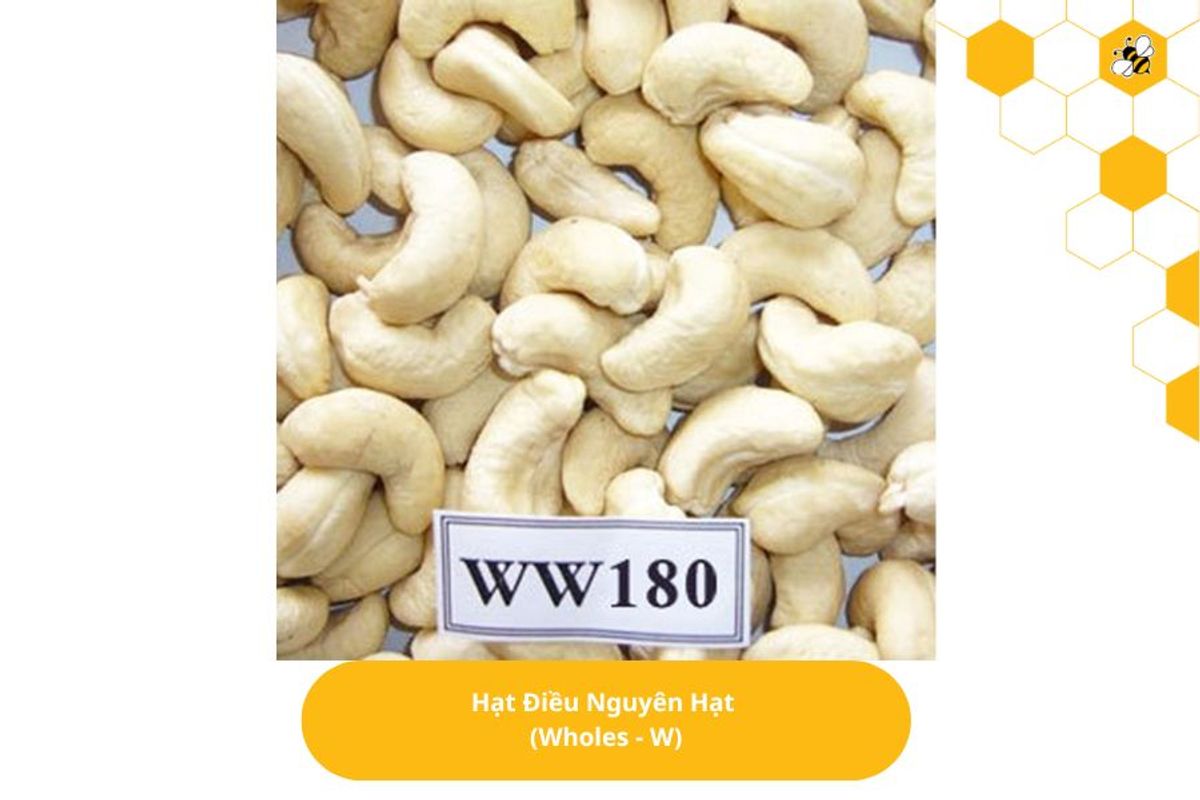 Hạt Điều Nguyên Hạt (Wholes - W)