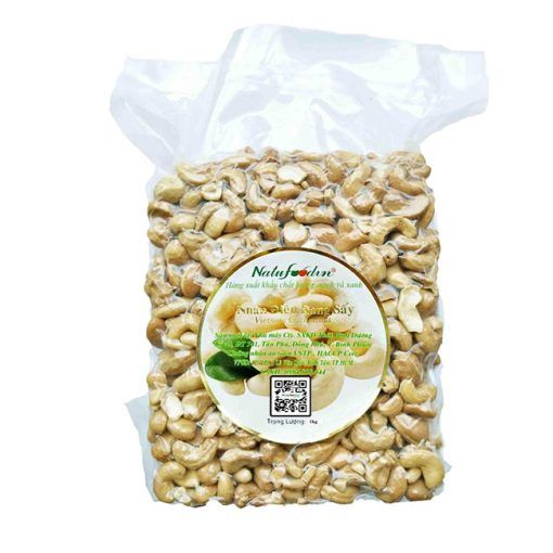 Hạt Điều Sấy Nguyên Vị Không Vỏ Lụa | Túi Hút Chân Không 1kg