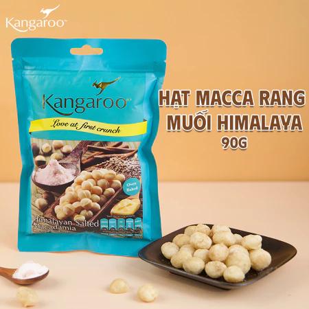 Hạt Macca Rang Muối Himalaya 90g Kangaroo Nhập Khẩu Từ Malaysia- Hạt dinh dưỡng, tốt cho sức khoẻ
