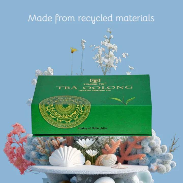 Hộp trà ô long 5 tea 400gr, chính hãng trường tín bảo Lộc lâm đồng