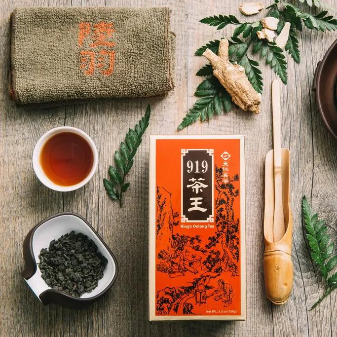 Trà Ô Long Nhân Sâm Trà Vương 919 Ten Ren Đài Loan 300g