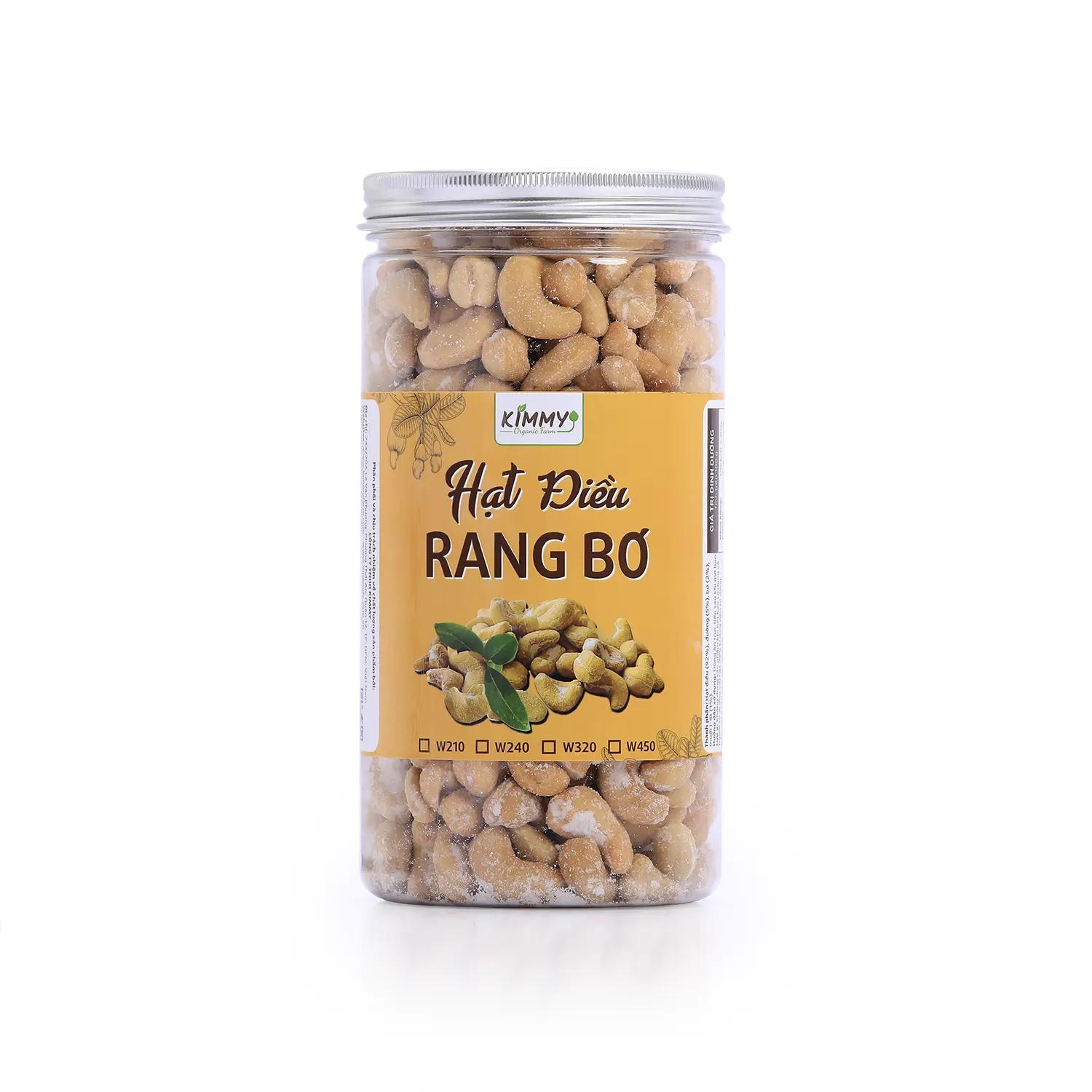 Hạt Điều Rang Bơ 500G Loại Hạt W240 Hũ Nhựa PET Tròn