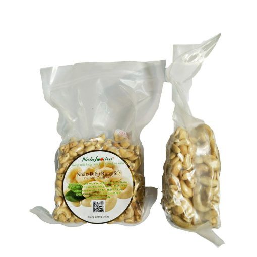 Hạt điều rang không muối 250g hút chân không