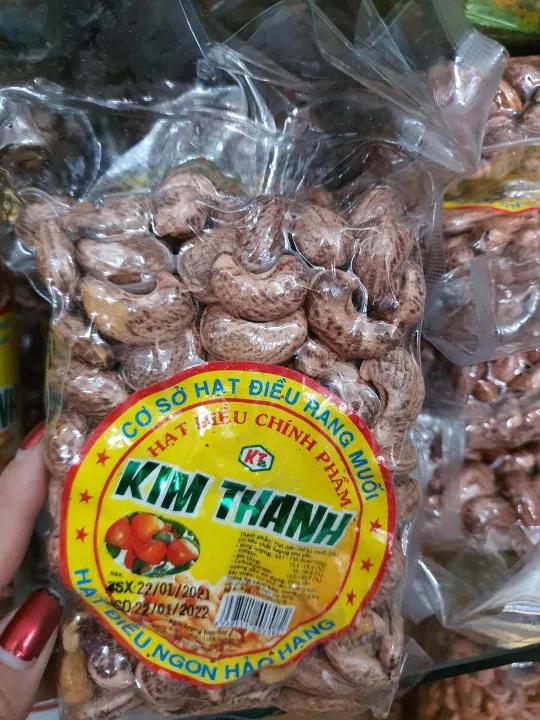 Hạt Điều Rang Muối Hạt To Cồ Vỏ Lụa Ép Chân Không