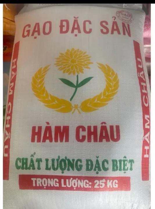 bao 25 kg gạo Hàm Châu cơm chiên làm bánh cuốn