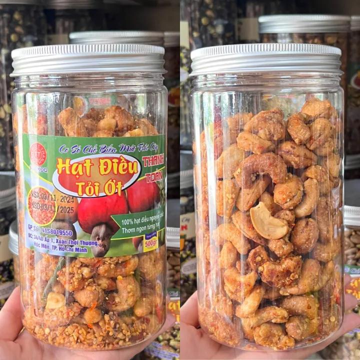 Hạt Điều Tỏi Ớt Hủ 500G