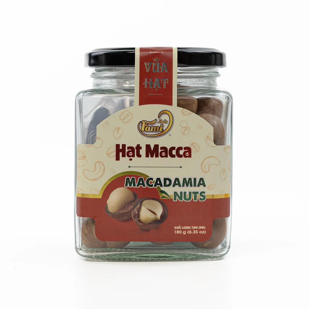 Hạt Macca Faminuts Hũ Thủy Tinh 180g