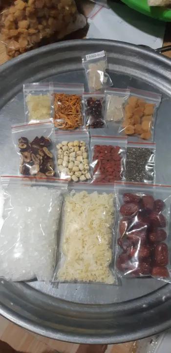 Chè dưỡng nhan [tặng tuyết yến]combo 5 set 500gr 13 vị mỗi set nấu 4lít nước