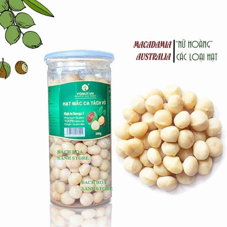 Nhân Hạt macca, Mắc Ca Úc, Hạt Mắc Ca Úc Tách vỏ nhân to không hôi dầu TH FONUT