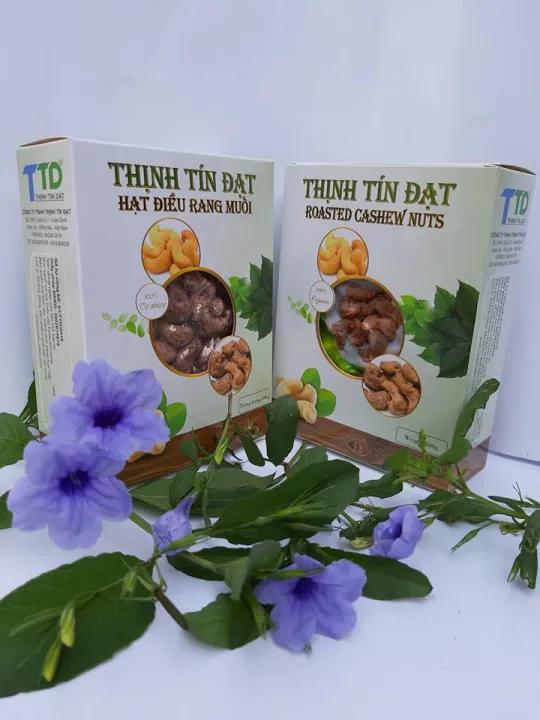 HẠT ĐIỀU RANG MUỐI VỎ LỤA ĐẠT TIÊU CHUẨN XUẤT KHẨU 500g - THỊNH TÍN ĐẠT