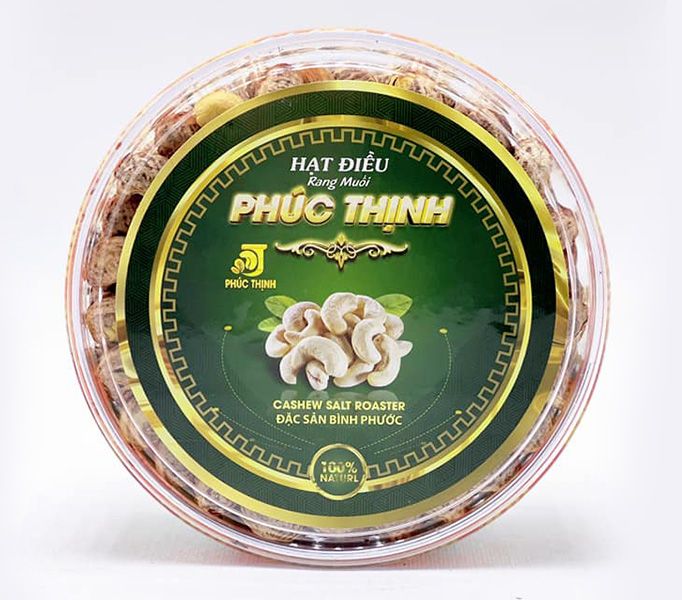 Hạt Điều Rang Muối Vỏ Lụa 500G