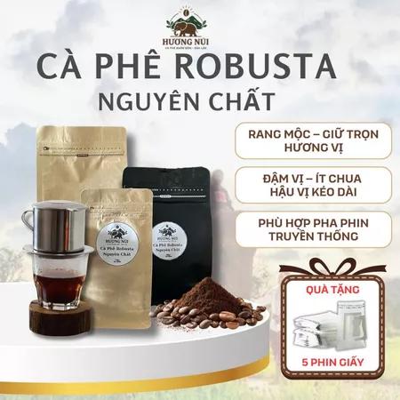 Cà Phê Robusta Nguyên Chất Pha Phin Đắk Lắk – Cà Phê Rang Xay Mộc Đậm Vị, Thơm Ngon Chuẩn Gu Việt