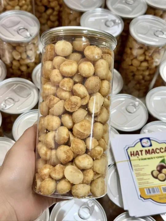 Macca nướng mật ong, nhân hạt macca sấy mật ong thơm ngon