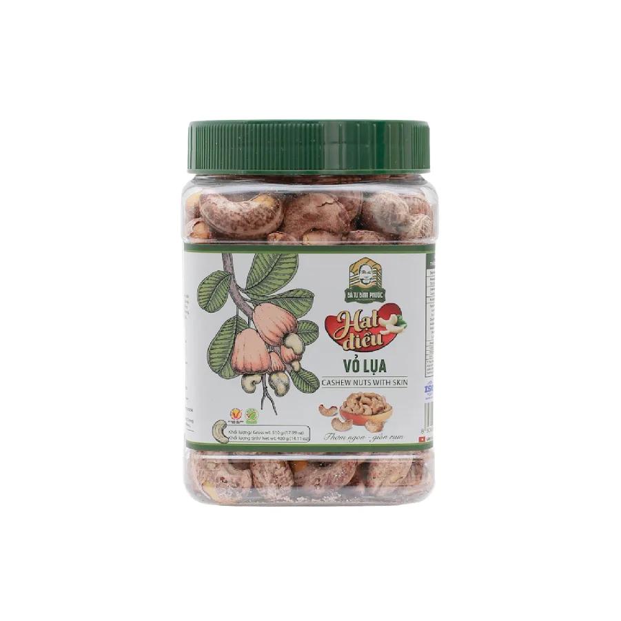 Hạt điều rang muối – Hạt điều vỏ lụa 510gr ( Net Wt 400gr)