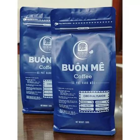 Túi 500g Cà Phê Rang Mộc Đủ thành phần Robusta & Arabica Pha Phin, Pha Máy, Nguyên Hạt - Nguyên chất