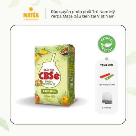 Trà Yerba Mate CBSe Vị Hoa Quả Nhiệt Đới 500gr Frutos Tropicales Trà Nam Mỹ