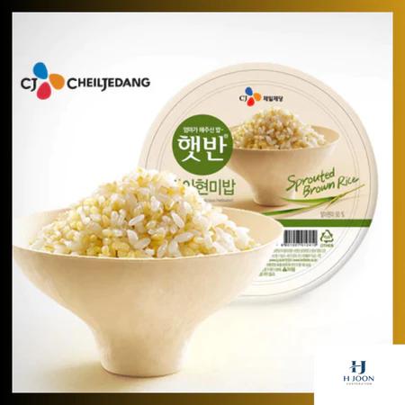 CJ Gạo lứt Hatbahn 130g, G ạo nguyên hạt 130g / Gạo lứt Hàn Quốc 100% cỡ nhỏ / Thực phẩm ăn liền