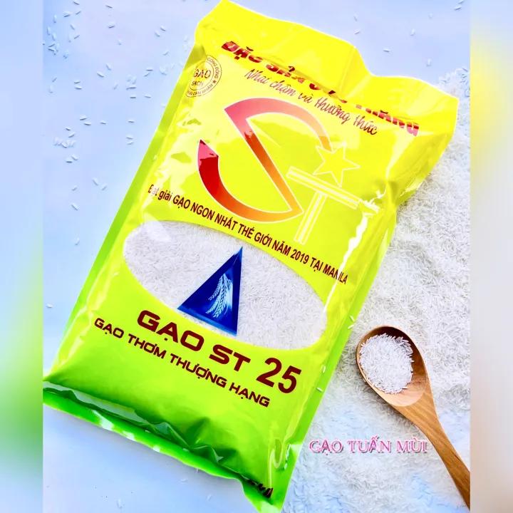Gạo ST25 Gạo Ngon Thế Giới (Bao 5ky )