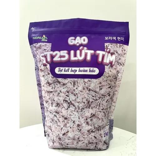 Gạo lứt tím Hoa Lúa 2kg