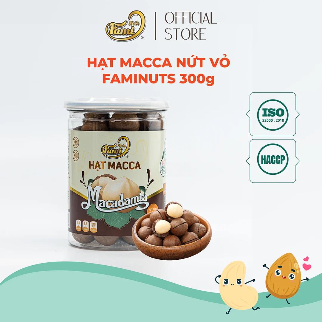 Hạt Macca Faminuts Hũ Nắp Nhôm 300g