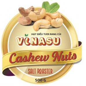 HẠT ĐIỀU VỎ LỤA RANG MUỐI HỘP TRÒN 500G