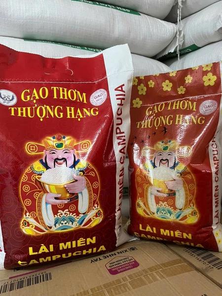 Gạo Lài Miên Campuchia Túi 5Kg-10Kg, Gạo Thơm Lài Miên-Dẻo Mềm Ngọt Cơm Thơm Nhẹ