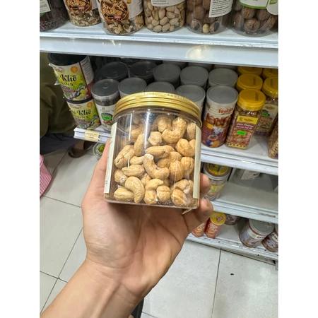 Hạt Điều STP FOOD Nhân Rang Muối Nguyên Hạt, Không Vỏ Lụa, Ăn Vặt Tự Nhiên Healthy Lon 250g